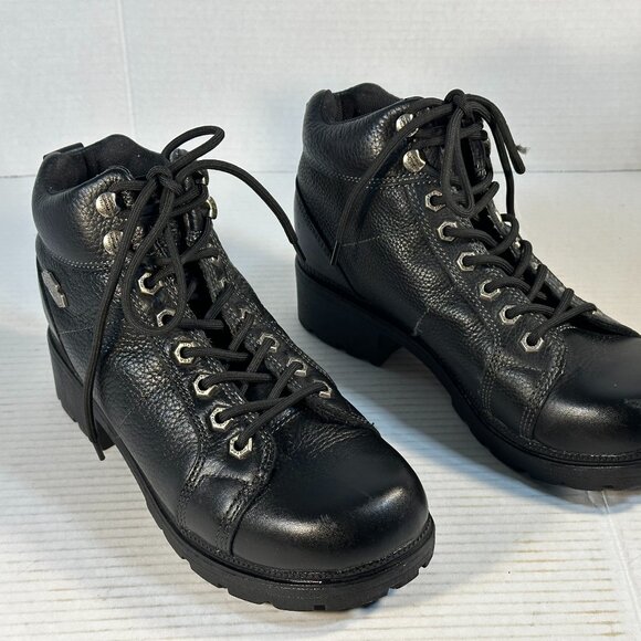 Women's Size 9 Harley Boots - Picture 5 of 16